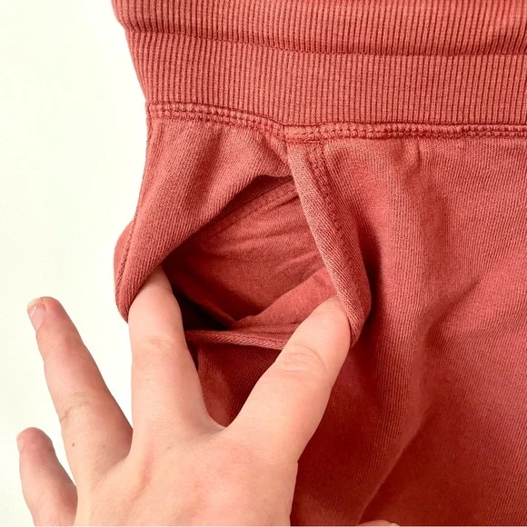 Pact Organic Cotton Jogger Sweatpants Burgundy - Picture 6 of 8